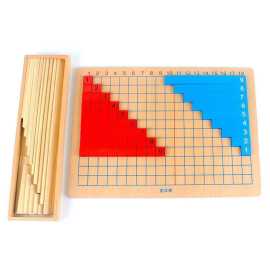 2 in 1 Montessori Strip boards - Addition and Subtraction in one board Math Toys for Early Childhood Educational Preschool Kids