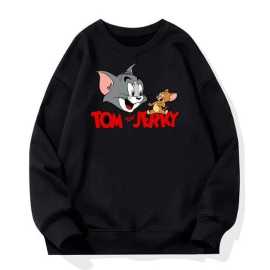 Tom and Jerry Printed Sweatshirts For Men- Fleece Soft Material