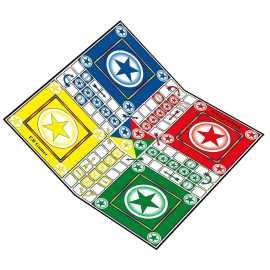 Extra Large Wooden Ludo Board Game Foldable Wooden Board