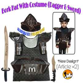 Ertugrul Costume With  Bork Hat,Treager & Swd (Article 2)
