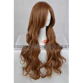 Women Long Curly Wig Heat Resistant Fiber Synthetic Hair Lady - 80Cm
