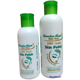 Chandan kesar 24 k gold skin polish set - Pack of 3