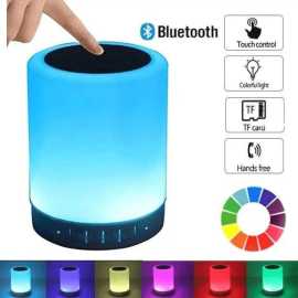 Colorful LED Light Bluetooth touchpad wireless Speaker