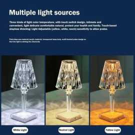 Rechargeable Acrylic LED Table Night Lamp