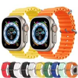 Ocean Rubber Apple Watch Straps - Size 38/40/42/44 & 45mm