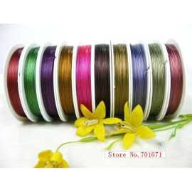 2 Rolls Stainless Steel Craft Wire for Bracelet Necklace & Jewelry Making