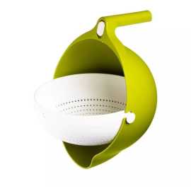4 in 1 Rolling Colander Washer Strainer with Handle