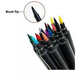 SignMe Pack of 48 PCS Dual Tip Watercolor Brush  Markers for Sketching