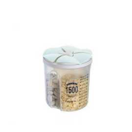 Multi Purpose Storage Jar With 3 Portion Compartment