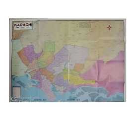 Karachi Map size 28inch x 40inchKarachi Map size 28inch x 40inch