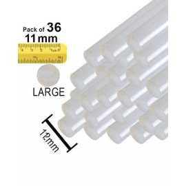 Pack Of 36 - Hot Glue Gun Sticks 11mm