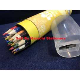 18 Color Multicolored Pencil Set Large Color For Kids