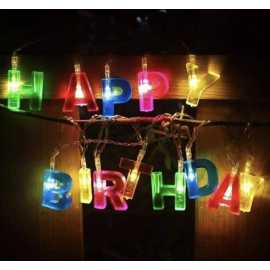Happy Birthday Alphabets String Lights Lamps 13 LED