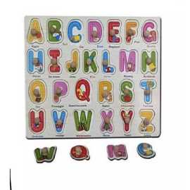 Wooden ABC Block Board  -1 Piece