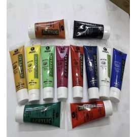 Marie's Acrylic Paints Tubes - 75 ml - Pack of 12