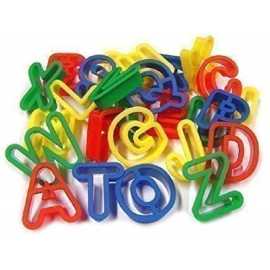 Pack of 26 A-Z Alphabet Letters ABC Play Dough Tools