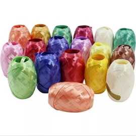 Shining roll foil latex balloons ribbons - Pack of 6