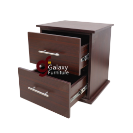 Stylish double Bed with side tables Drawer