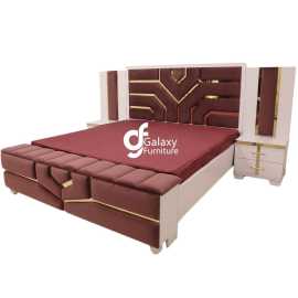Dulhan Stylish double Bed with side tables
