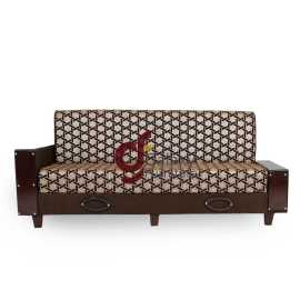 Galaxy Sofa Cum Bed Imported Brown Color
