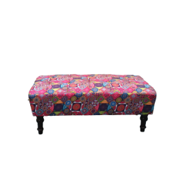 Puffy Bench 44 inches deep tufted style elegant stitching 18 inches