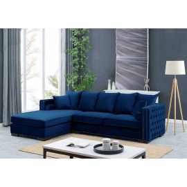 L-Shape Sofa Moline 5 seater Full Tufted