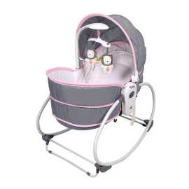 Mastela 5 In 1 Rocker, Bouncer Chair With Removable Bassinet 6033 (Purple)