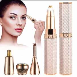 4 In 1 Facial Electric Shaver Kit For Women