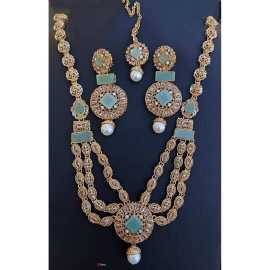 Egyption Long Mala/Earing with Tikka set For Women