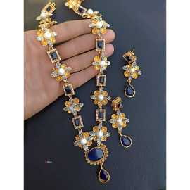 Egyption Long Mala Necklace With Earing Jewellery set