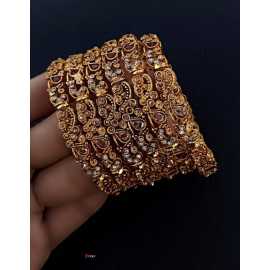 Beautiful Design Fashionable 6 Pcs Bangles Set For Women