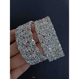 Beautiful Women Silver Bangles for Wedding & Party - 01