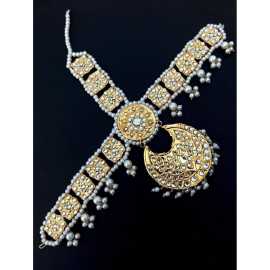 Beautiful Design Fashionable Golden Matha Patti