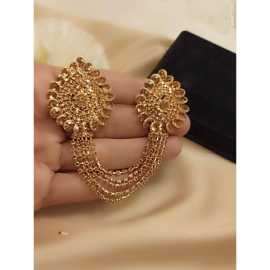 Double Rings With Finger 5 Layers Of Chain