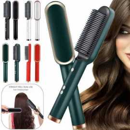 Anti-Scald Hair Straightener Brush - 1 Piece