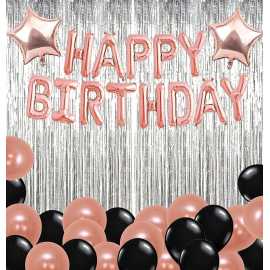 Happy Birthday Balloons For Decoration Kit