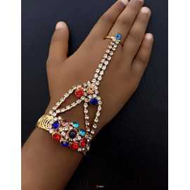 Beautiful Design Girl Anja For Wedding & Party - Multi Color