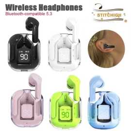 Air 31 Wireless Transparent Earbuds with Deep Bass