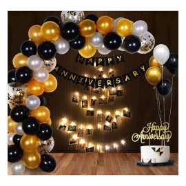 Happy Anniversary Home Decoration Balloons Set