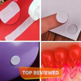 100 Sticky Dot Glue Adhesive Tape For Balloons And Party Decoration100 Sticky Dot Glue Adhesive Tape For Balloons And Party Decoration