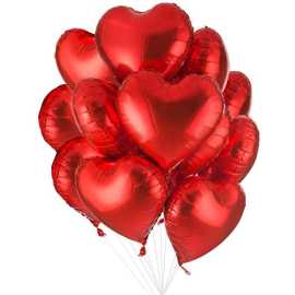 Happy Anniversary Home Decor Red Theme Balloons Set