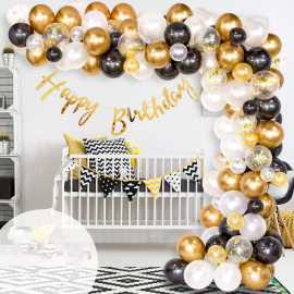 Beautiful Multi Color Happy Birthday Theme Balloon Set