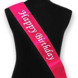 Birthday Girl Satin Ribbon Sash