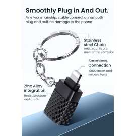 Camera Adapter USB Female Connector Lightning To USB Otg 2.0