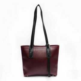 Viva Tote Handbag For Women- Maroon