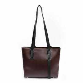 Viva Tote Handbag For Women-Chocolate Color