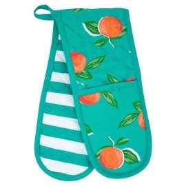 Kitchen BBQ Double Oven Mitts Gloves - 1 Pc