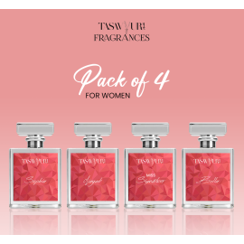Pack of 4 Women's Edition Perfume - 50ml