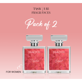Pack of 2 Women's Edition Perfume - 50ml