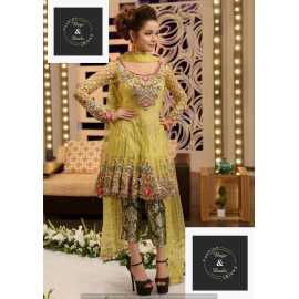 Bridal Net Embroidery Suit For Women